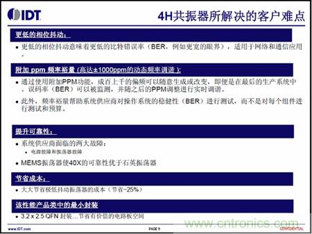 4H共振器所解決的客戶難點