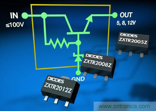  Diodes全新集成高壓穩(wěn)壓器晶體管，顯著提升功率密度和減少器件數量