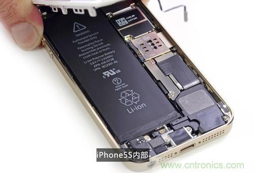 土豪金iPhone 5S拆解：內(nèi)部結(jié)構(gòu)升級(jí)，維修難度增加