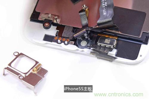 土豪金iPhone 5S拆解：內(nèi)部結(jié)構(gòu)升級(jí)，維修難度增加