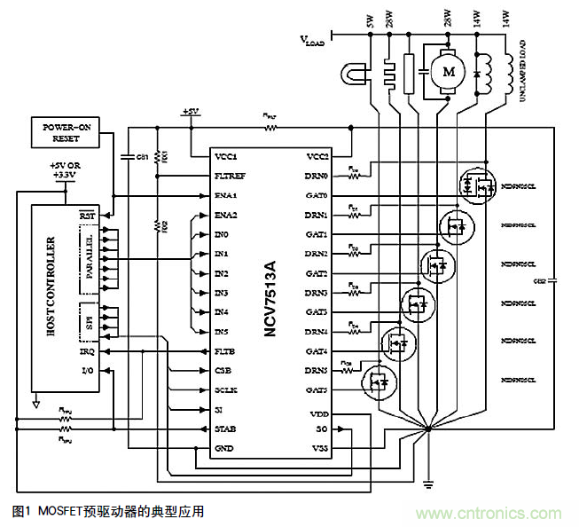 工程師分享：新型預(yù)驅(qū)動器和MOSFET控制功率負(fù)載的解決方案