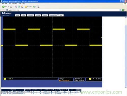 網(wǎng)絡(luò)驅(qū)動(dòng)示波器可通過瀏覽器遠(yuǎn)程訪問