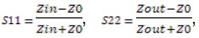輸入阻抗的對應(yīng)關(guān)系
