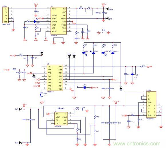 移動(dòng)電源電路的三種設(shè)計(jì)方案，哪個(gè)技高一籌？