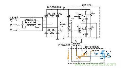 功率主電路原理圖