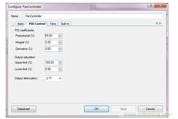 用于PSoC 3、PSoC 4與PSoC 5設(shè)計的PSoC Creator風扇控制器設(shè)計向?qū)? width=