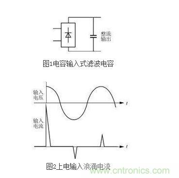 利用NTC抑制上電浪涌電流