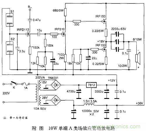 場(chǎng)效應(yīng)管特性及單端甲類功放制作全過(guò)程