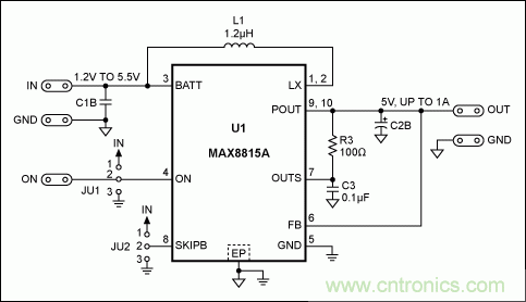 Li+電池供電、低壓高亮度(HB) LED解決方案