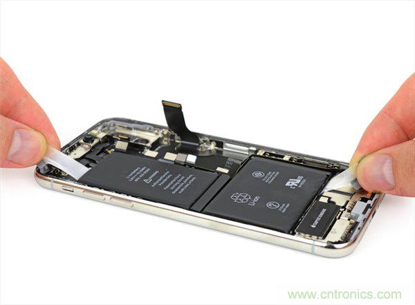 蘋果iPhone X iFixit拆解報(bào)告：雙層主板+雙單元電池