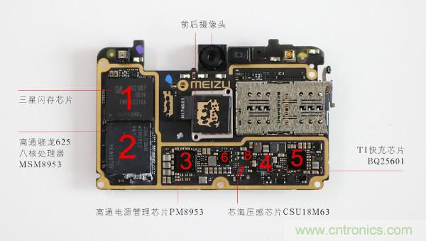 魅族M15拆解：做工精致，壓感Home鍵采用中國(guó)芯