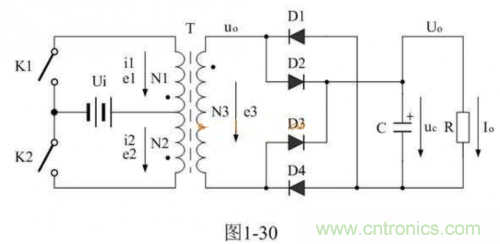 詳解整流輸出推挽式變壓器開(kāi)關(guān)電源工作原理