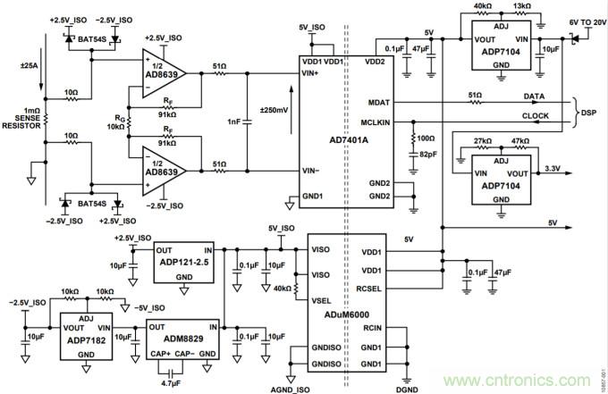 集成隔離式電源、用于太陽能光伏轉(zhuǎn)換器的完全隔離式電流檢測電路