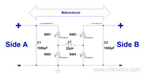 如何用碳化硅MOSFET設(shè)計(jì)雙向降壓-升壓轉(zhuǎn)換器？