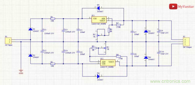 怎樣構(gòu)建可調(diào)線性AC-DC電源供用戶自由調(diào)節(jié)？