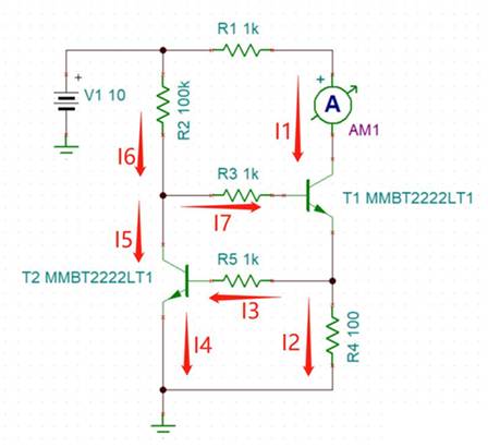 2個(gè)NPN三極管組成的恒流電路，如何工作？