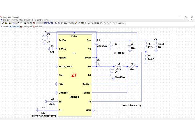 使用 LTspice 進行電源電路設(shè)計的技巧