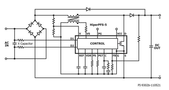 補償 EMI 濾波器 X 電容對有源 PFC 功率因數(shù)的影響