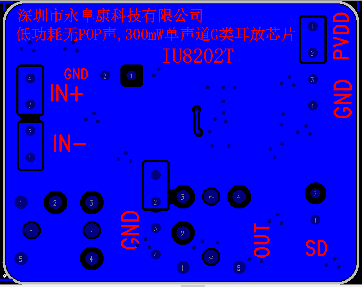 IU8202 適用于OWS耳機(jī)的無(wú)POP聲超低功耗400mW單聲道G類耳放IC方案