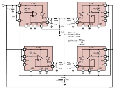 低噪聲電源有多種類型：線性穩(wěn)壓器